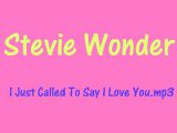دانلود آهنگ i just called to say i love you از stevie wonder